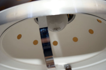 Bruine Dijkstra hanglamp uit de jaren &#039;60