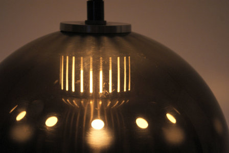 Bruine Dijkstra hanglamp uit de jaren &#039;60