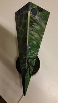 Wandlamp beschildert van &#039;Dijkstra Lampen&#039; (uniek maatwerk)